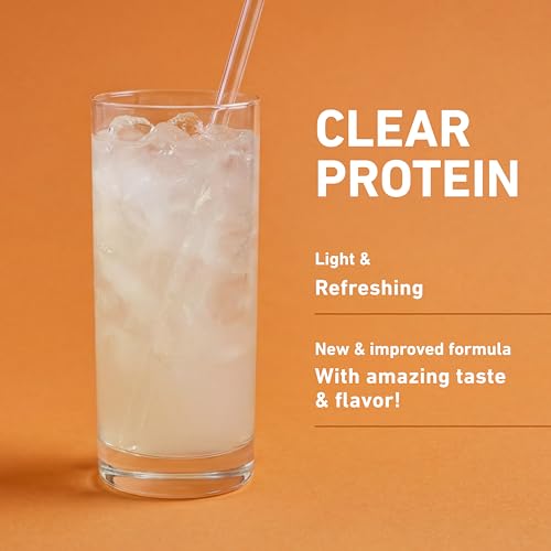 Image of Isopure Clear Whey Isolate Protein Powder, Lactose Free, Gluten Free, Naturally Flavored, Citrus Lemonade, 20g Protein Per Serving, 14.1 Oz, 16 Servings (Packaging May Vary)