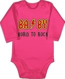 Born to rock Baby: Cooles Motiv mit Blitz und Spruch für Babys und Säuglinge