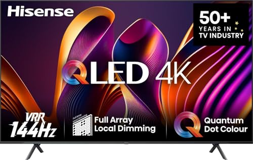 شاشة هايسنس 85 بوصة QLED موديل 85Q72Q بتردد 144 هرتز