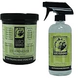 Lustro Italiano Etch Remover, 8 Ounce & Stone Cleaner 16 oz.
