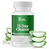 Dr Vitamin 15 Day Cleanse Gut Support – Detox Cleanse for Weight Management – All Natural Colon Cleanser for Bloating and Constipation Relief – Extra Calorie Loss with Healthy Probiotics – 30 Capsules