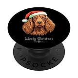 Photo Gallery design semplice di natale con scritta in inglese "irish setter dog" popsockets popgrip intercambiabile Photo Gallery design semplice di natale con scritta in inglese "irish setter dog" popsockets popgrip intercambiabile