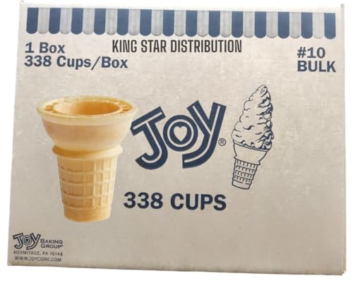 Generic Joy #10 Flat Bottom Cake Cone Ice Cream- 338/Case. Made With No Artificial Ingredients, These Cones Feature A Classic. The Ice Cream. The Fresh, Crispy, Crunchy Made In Usa