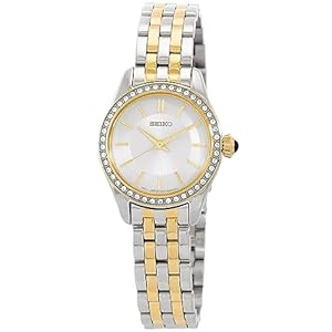 Seiko Women’s Does not Apply Ladies Quartzo 3P Bicolor 45 Cristais Quartz Watch