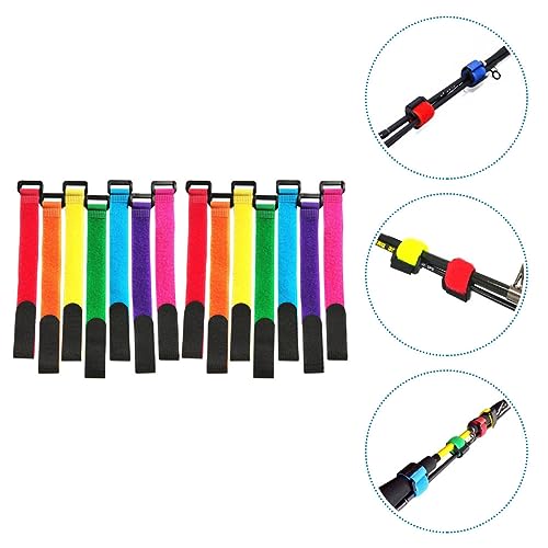 Correas para varas de pesca ajustables y reutilizables para transporte seguro 4
