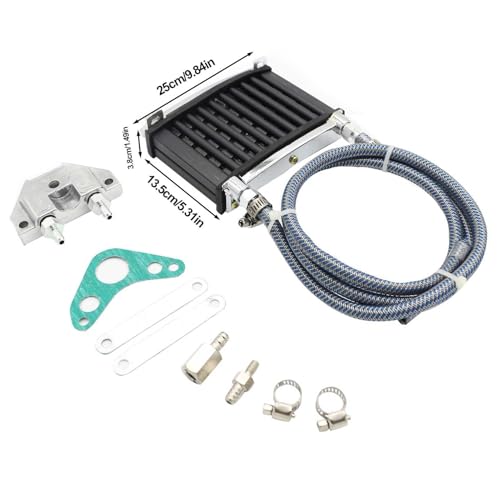 Refroidisseur de moteur de moto universel ventilateur radiateur push pull