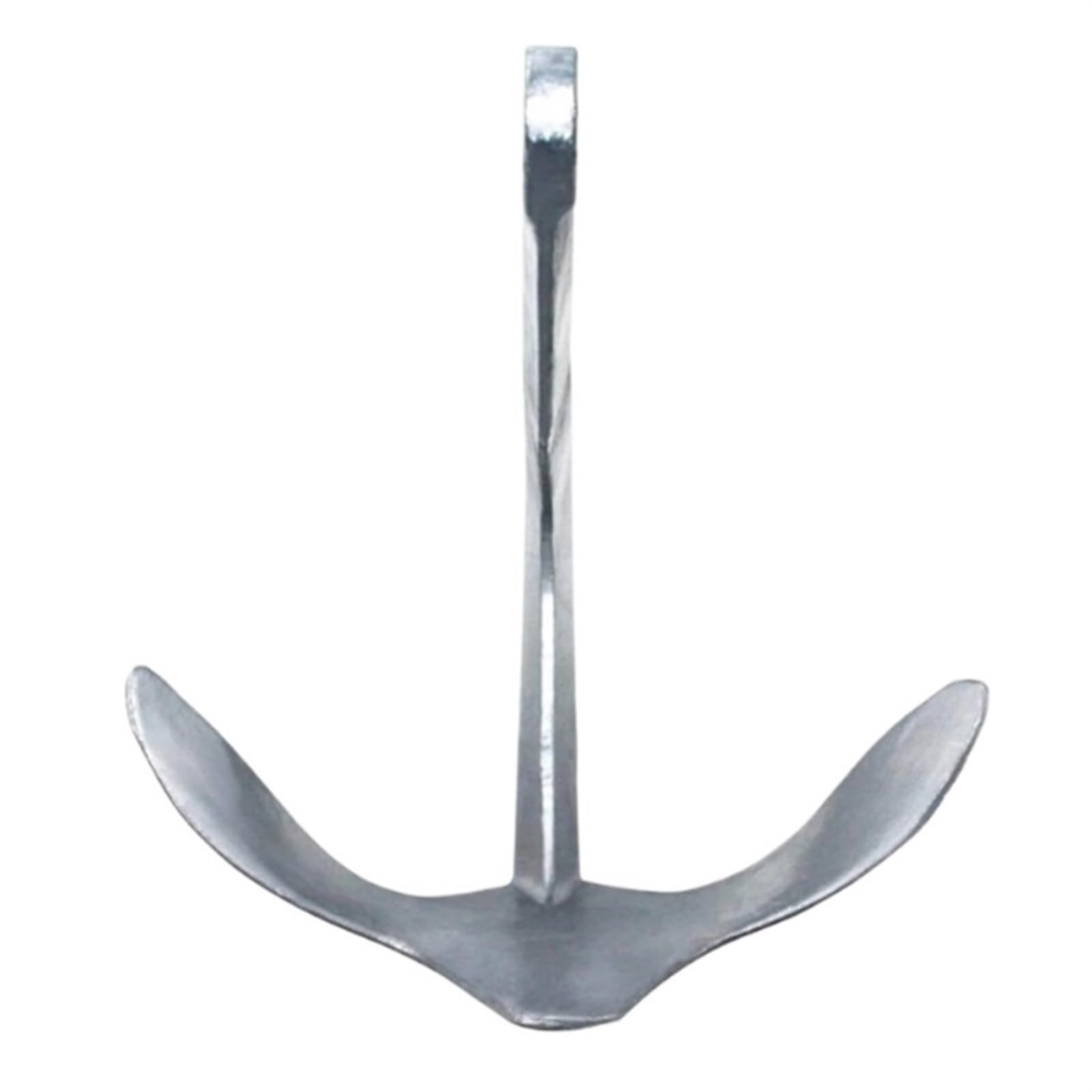 Ancla de Barco galvanizada, Ancla de garfio Estilo Delta for Kayak, Canoa, Accesorios de Ancla for embarcaciones de Motos acuáticas 2,2 LBS-66 LBS (Size : 11 LB/5.0 KG)