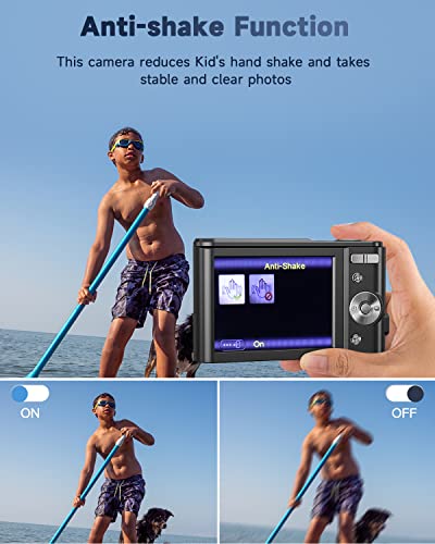 Kids Camera, Zostuic 48Mp Digital Camera Autofocus With 32 Gb Card Fhd 1080P Vlogging Camera 16X Zoom, Compact Portable Mini Toys Cameras Gift For 4-15 Year Old Kids Children Teen Student Girls Boys #TOP4