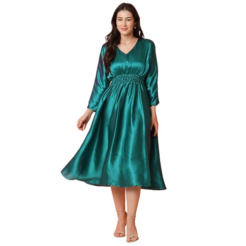 Image of Globus Women Dress (3641021001 Brown S)