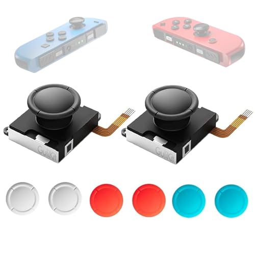 GuliKit Switch JoyCon Joystick Replacement, TMR Joystick, Updated Anti-Drift TMR Electromagnetic Joystick For Switch LCD/OLED Joy Con & Switch Lite