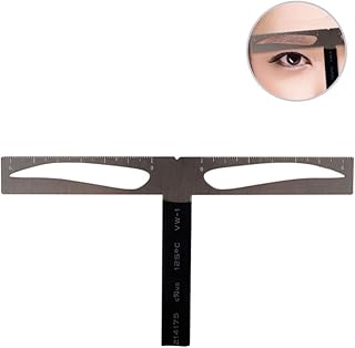 FRCOLOR Régua De Sobrancelha Estênceis De Sobrancelha Ferramenta De Desenho De Sobrancelha Kit De Estêncil De Sobrancelha Suprimentos De Tatuagem Régua De Posicionamento Artefato De