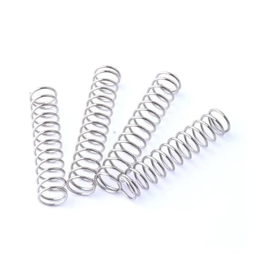 Ressort de compression de rappel hélicoïdal en fil acier de 0.8mm long 60mm pas cher