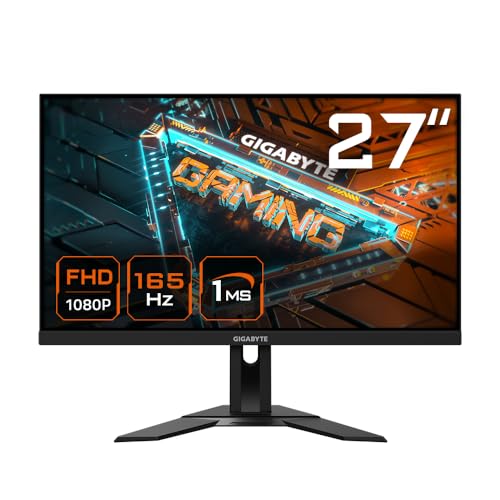 GIGABYTE G27F 2 27' FHD Gaming Monitor - 1920 x 1080, 165Hz, 1ms, 400 cd/m², FreeSync Premium, HDR ready, HDMI 2.0, DisplayPort 1.2
