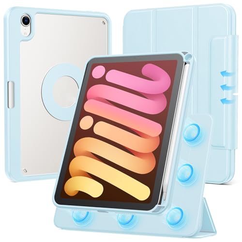 SPARIN Case for iPad mini 7 A17 Pro 2024/iPad Mini 6 2021 8.3 Inch