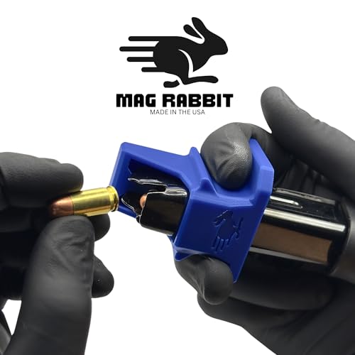 Mag Rabbit Magazine Rapid Speed Loader for 9mm Taurus PT111, G2, G2C, G3, G3C (Blue)