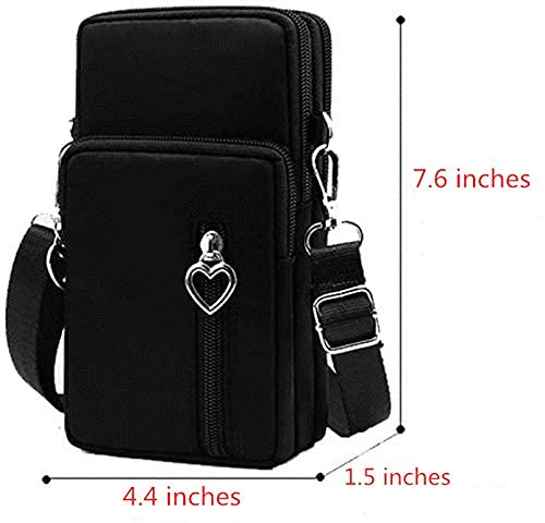 Cellphone Purse Wallet Cross Over Body Bag Shoulder Pouch Wristlet Armband For Samsung Galaxy S23 Ultra S22 S21 S20 Fe A03 A33 A04 A14 A53 Iphone 14 13 12 11 Pro Max Xr Google Pixel 7 6 Pro (Purple) #TOP5