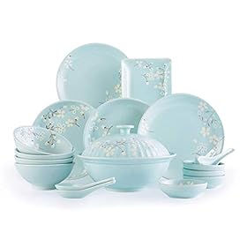 Elevate Your Dining Experience: Buy the Exquisite Cherry Blossom 18-Piece Porcelain Dinnerware Set Today – generic