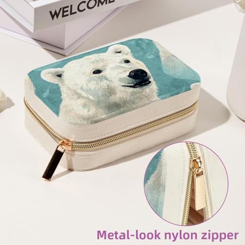 Boîte à bijoux Polar Bears double couche le cadeau idéal pour bracelets - 7