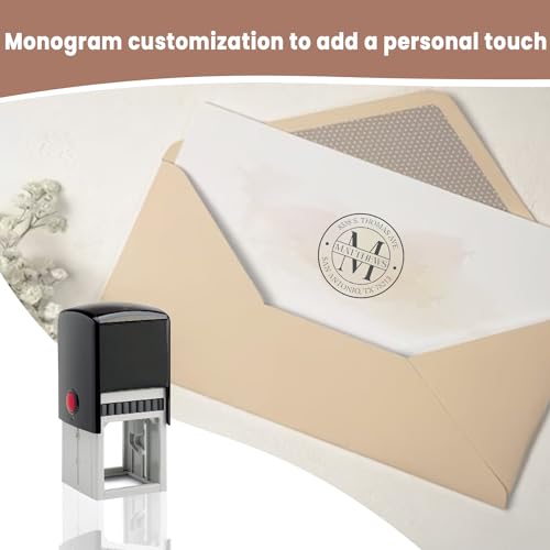 Stampi Custom Address Stamp Self-Inking Monogram Address Stamp Personalized Address Stamp 10+ Designs! thumb #5