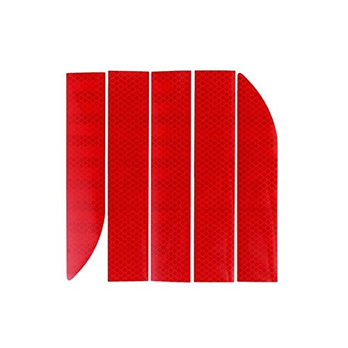 Lanzmyan Reflective Rear Bumper Guard Anti-Scratch Rear Trunk Rear Warning Cover Sticker For Cars Suvs Pickup Trucks Red #TOP5