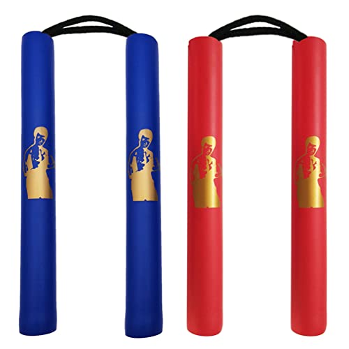 Fayscingo 2 Pack Nunchakus en Mousse Nunchucks Pratique de Sécurité