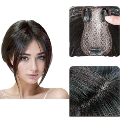 AYunhe Invsible Real Human Hair Toppers For Women Thinning Hair