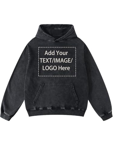 MGL&QQJ Custom Mens Hoodie Vintage Casual Streetwear Overasized Hoodies Unisex Pullover Acid Wash Hooded Sweatshirt D0211