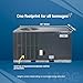 HVAC365 2 Ton 24,000 BTU 13.4 SEER2 Heat Pump Package Unit – All-in-One AC & Heater System | R-32 Refrigerant | 208/230V | High-Efficiency HVAC | Residential & Commercial | HPH32431