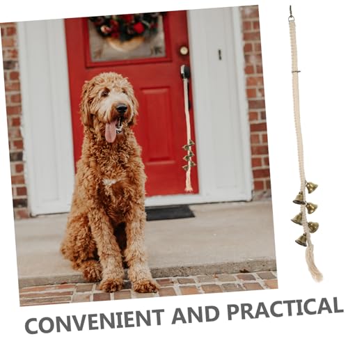 Cloches de dressage pour chien YARNOW | Lot de 4 sonnettes légères