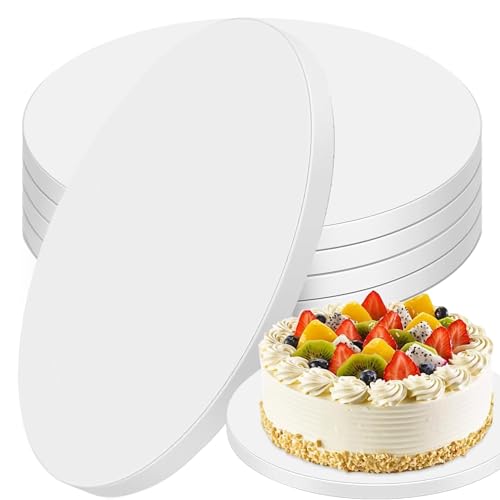 LWAIX Sottotorta Tondo 30 cm 12mm Cake Board Vassoio per Torta Rotondo per Decorazione di Torte di Matrimoni e Compleanno 5PCS (Weiß) LWAIX Sottotorta Tondo 30 cm 12mm Cake Board Vassoio per Torta Rotondo per Decorazione di Torte di Matrimoni e Compleanno 5PCS (Weiß)