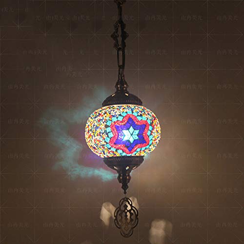 Lustre bohème en verre pour éliminer l'éclairage froid et illuminer le salon