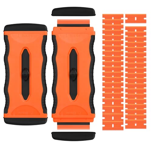 Flintronic Schaber Set mit 40 Klingen Orange