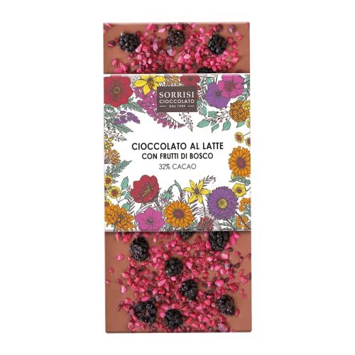 Milchschokolade, Vollmilchschokolade, Vollmilchschokolade mit Früchten, Schokolade mit Beeren, Waldfrüchte, Waldbeeren…
