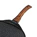 Vinod Zest Plus Die Cast Aluminium Non Stick Tawa - 28 cm | Roti/Paratha/Dosa Tawa with Wooden Handle | 5mm Thick | Induction and Gas Base