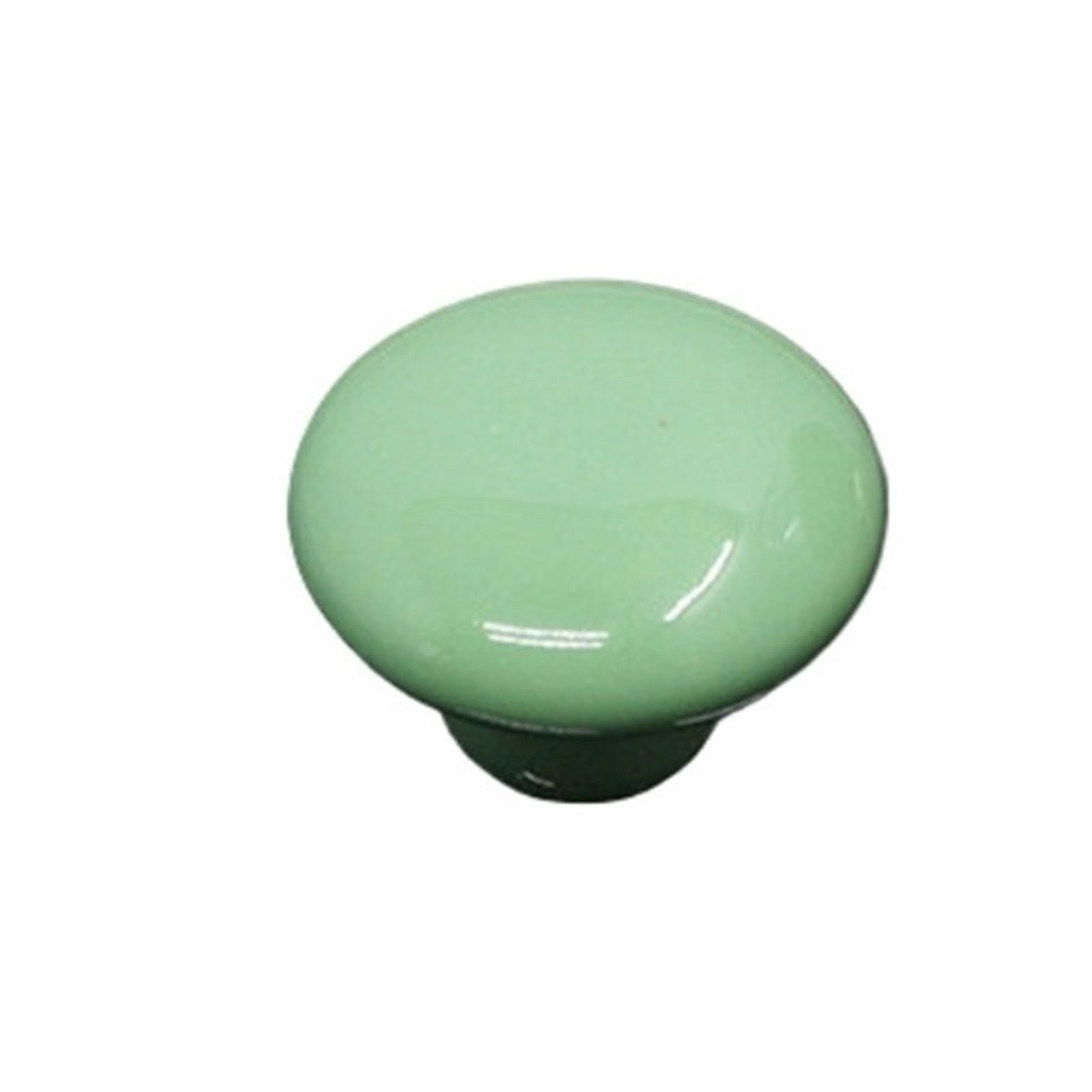 WonJoxel Spherical Crystal Door Knobs 6PCS Ceramic Cabinet Knob Colorfull Children Handles for Furniture Drawer Knobs Cupboard Pulls Kitchen Gabinete Gamer(Green-38mm)