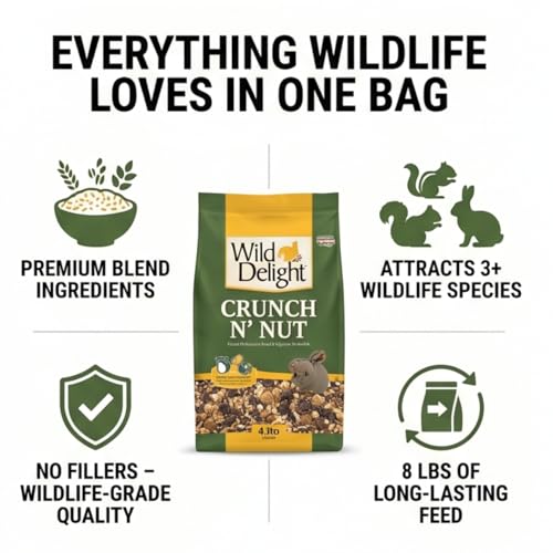 Wild Delight Crunch Nut Alimento para Ardillas 8 lb Pack x2 miniatura 3