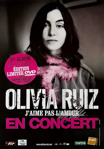 Affiche Poster Ruiz Olivia 40x60 cm imprime avec des finitions haut de gamme