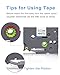 Aitaperste Compatible Tape Replacement for Brother TZe-231 TZe TZ Tape 12mm 0.47 Laminated White Compatible with Ptouch Label Maker PT-H110 PT-D210 PT-1290 PT-D600 PT-P700 PT-D450, 26.2 Feet, 4 Pack