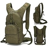 NIDONE Mochilas de caza para hombres, mochila de supervivencia impermeable con múltiples bolsillos, mochila transpirable para senderismo, Camping, senderismo, viajes