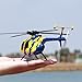 RC ERA C184 MD500 100 Size RC Helicopter 4CH, 6-Axis Gyroscope RTF With Optical Sensor & Upgraded Transmitter - Remote Control Electric Helicopter Outdoor For Adults & Beginners