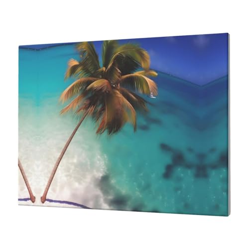 Toile murale Caraïbes 30x40 cm pour déco salon et cadre photo chambre