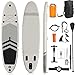 ephex Stand Up Paddle Board Set, Aufblasbare SUP Board, Mit Paddleboards Zubehör 10L wasserdichte Tasche, Tasche, Flossen, rutschfestes Deck, Leine