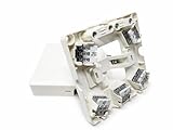 SD ProfiLine GNK - Toma de conexión para estufa (5,0 x 0,5-4 mm²-SZ, pinzas de palanca, UP/AP, CE, color blanco)