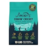 Jiminy's Cravin' Cricket Dry Dog Food, Sensitive Stomach, Improved Gut Health, Probiotic & Prebiotic, Hypoallergenic, Lower Carbon Footprint, Made in USA, 10lb Bag (Pack of 1)