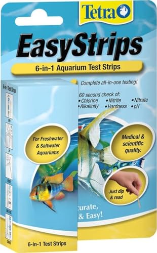 Tetra EasyStrips 6-in-1 Aquarium Water Test...
