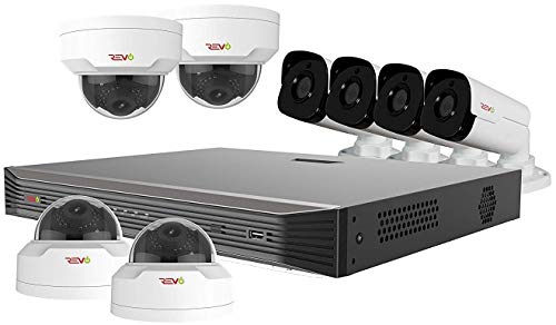 & 4 X 4mp Vandal Resistant Ir Mini Dome Cameras - Remote Acc