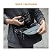 K&F CONCEPT Camera Sling Bag Small Crossbody Camera Case DSLR/SLR/Cute Compact Shoulder Photography Bags for Photographers
