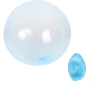 45-130cm Giant Balloons Bubble Ball Big Air Water Filled Amazing Bubble Ball Squeezable Balls Children Inflatable Gift Toy,Blue,130cm