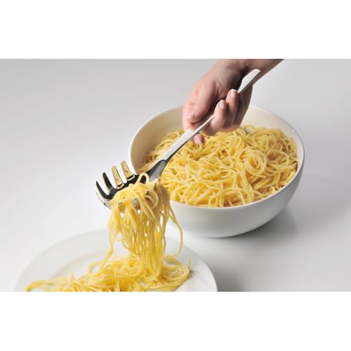 WMF Nuova Nudellöffel 30 cm, Spaghettilöffel, Nudelkelle, Cromargan Edelstahl poliert, spülmaschinengeeignet