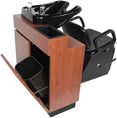 Collins REVE Backwash System, Shampoo Barber Chair with Bowl, Spa Salon Barbers Shop Beauty Equipment - Made in the USA
